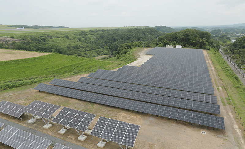 福島県 福島空港メガソーラー北発電所